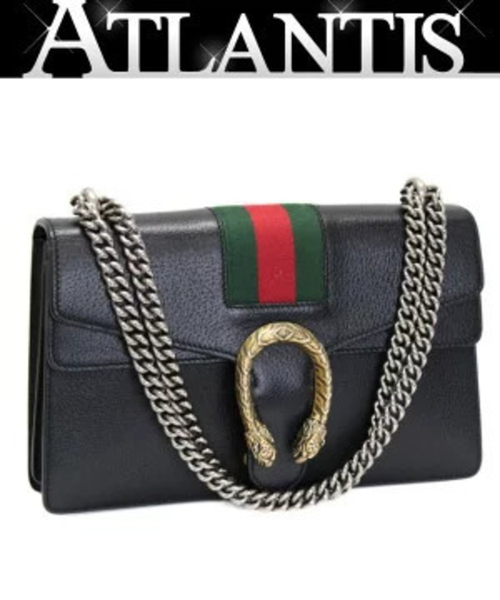 Gucci Dionysus chain shoulder bag Sherry leather black